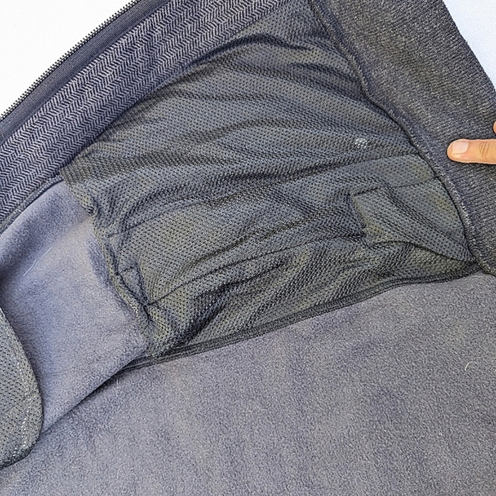 Lululemon West Coast Hoodie Skeleton Bone Gray mens size L - Picture 7 of 16